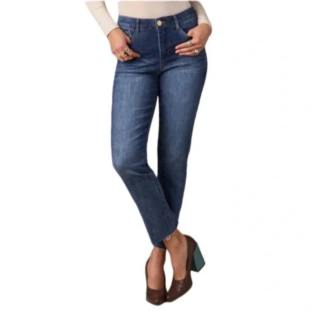 Wit & Wisdom Indigo Straight Leg Jeans